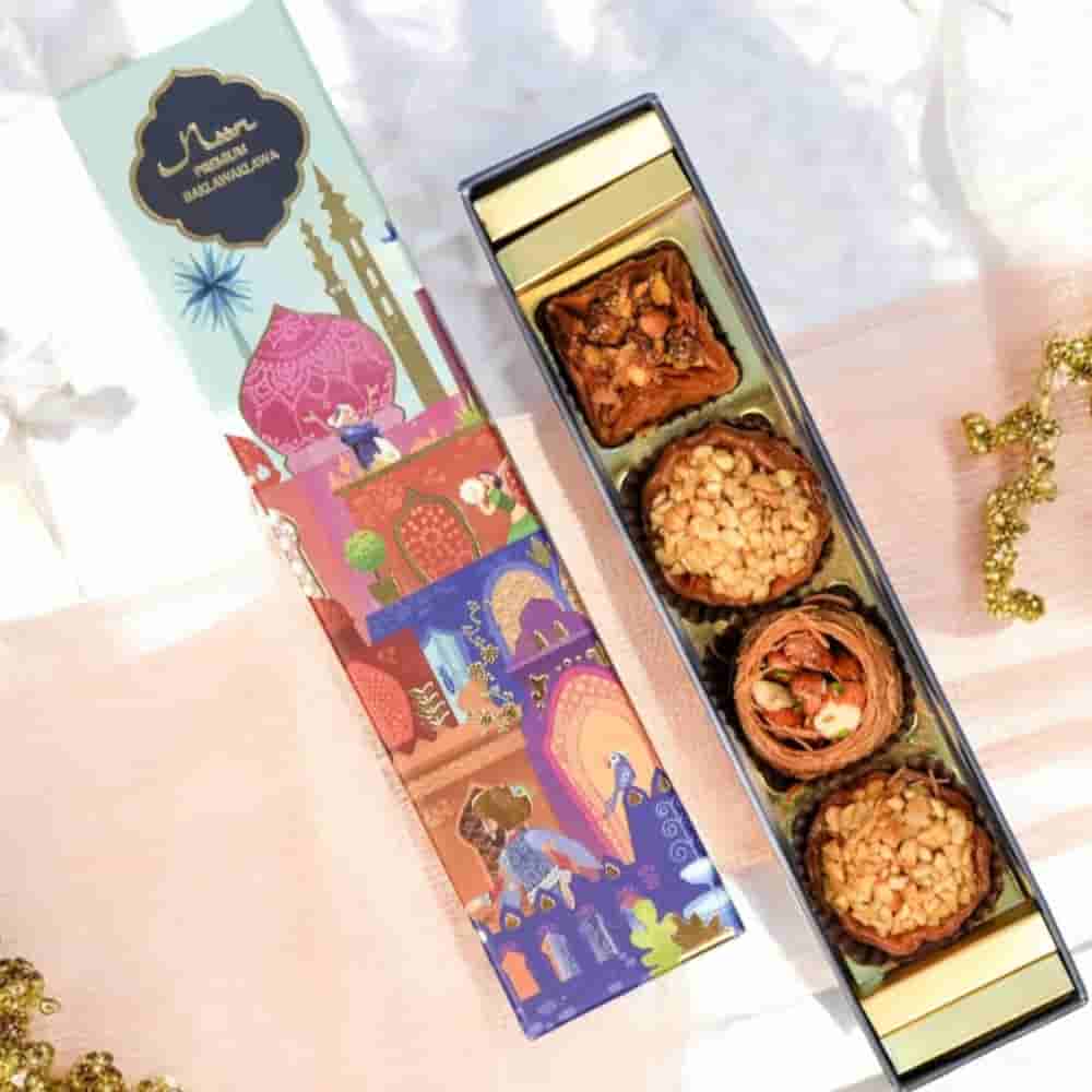 Zoroy Noor Premium Traditional Authentic Turkish Baklava � 4 Piece