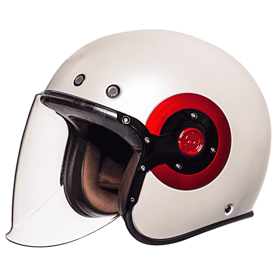 SMK RETRO WHITE HELMET GL130 XL PF70 HELMET