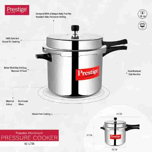 Prestige 10030 Popular Pressure Cooker 10 Ltr