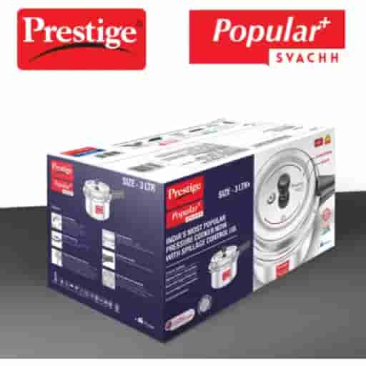 Prestige 10171 Popular Plus Svachh Pressure Cooker 3.0 Ltr