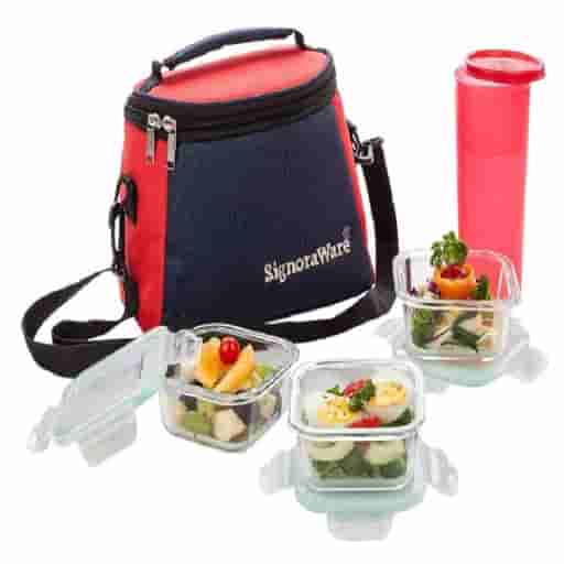 Signoraware 1503 Best Glass Lunch Box