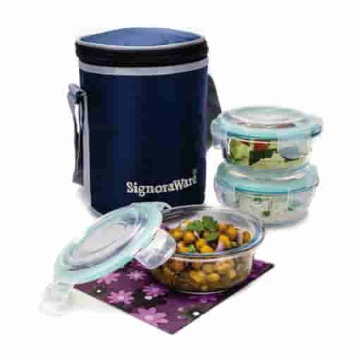 Signoraware 1504 Executive Glass Lunch Box