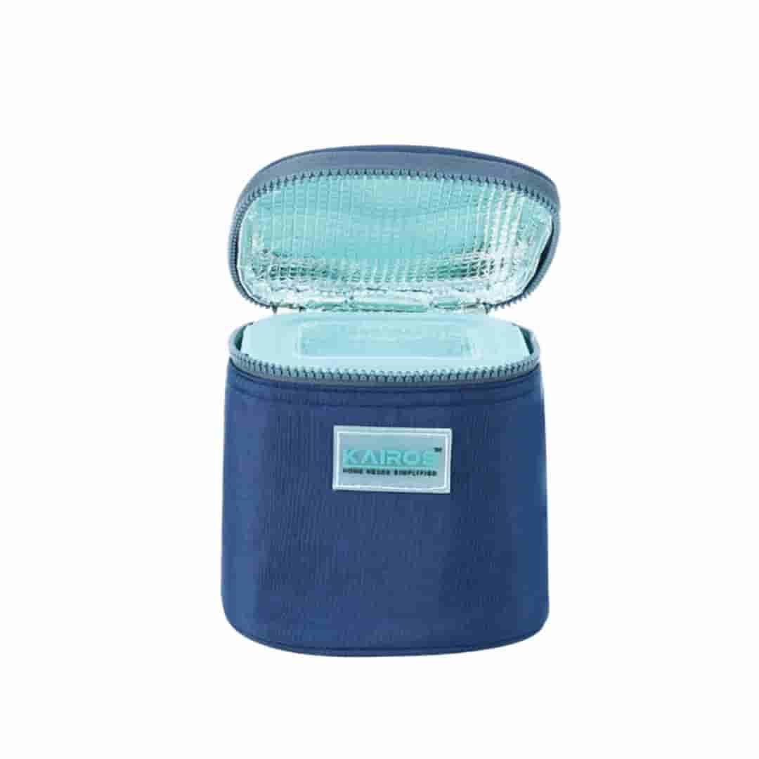 Karios Glass Dual Lunch Box With Bag