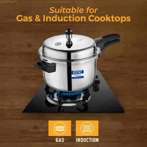 KENT 18013 SS Pressure Cooker Outer Lid 5 Ltr