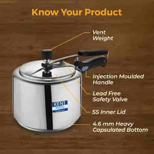 KENT 18015 SS Pressure Cooker Inner Lid 3 Ltr