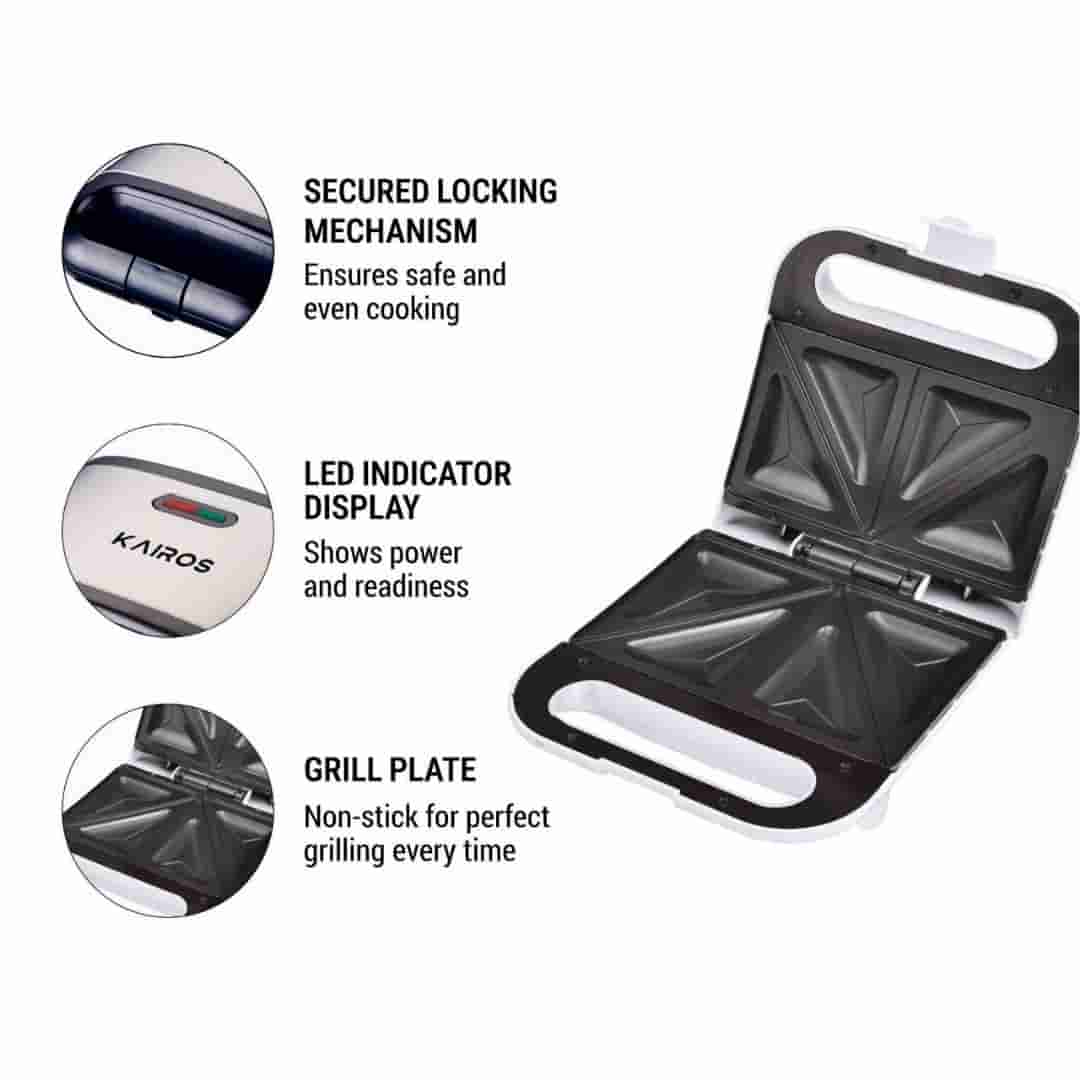 Kairos Toasty Delight Sandwich Maker 700W