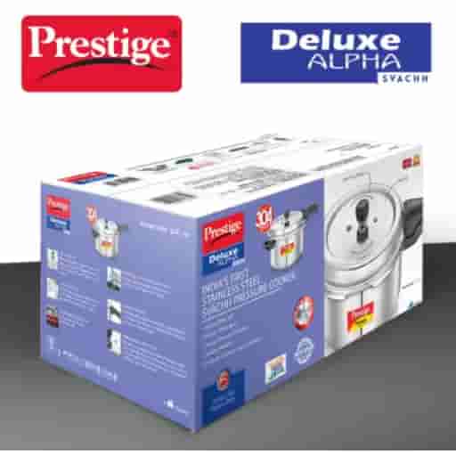 Prestige 20247 SS Dlx Alpha Svachh 2L Pressure Cooker