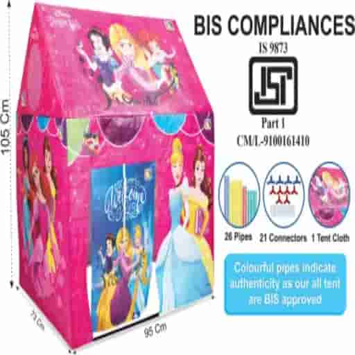 Disney Princess Role Play Pipe Tent House For Kids (Multicolor)