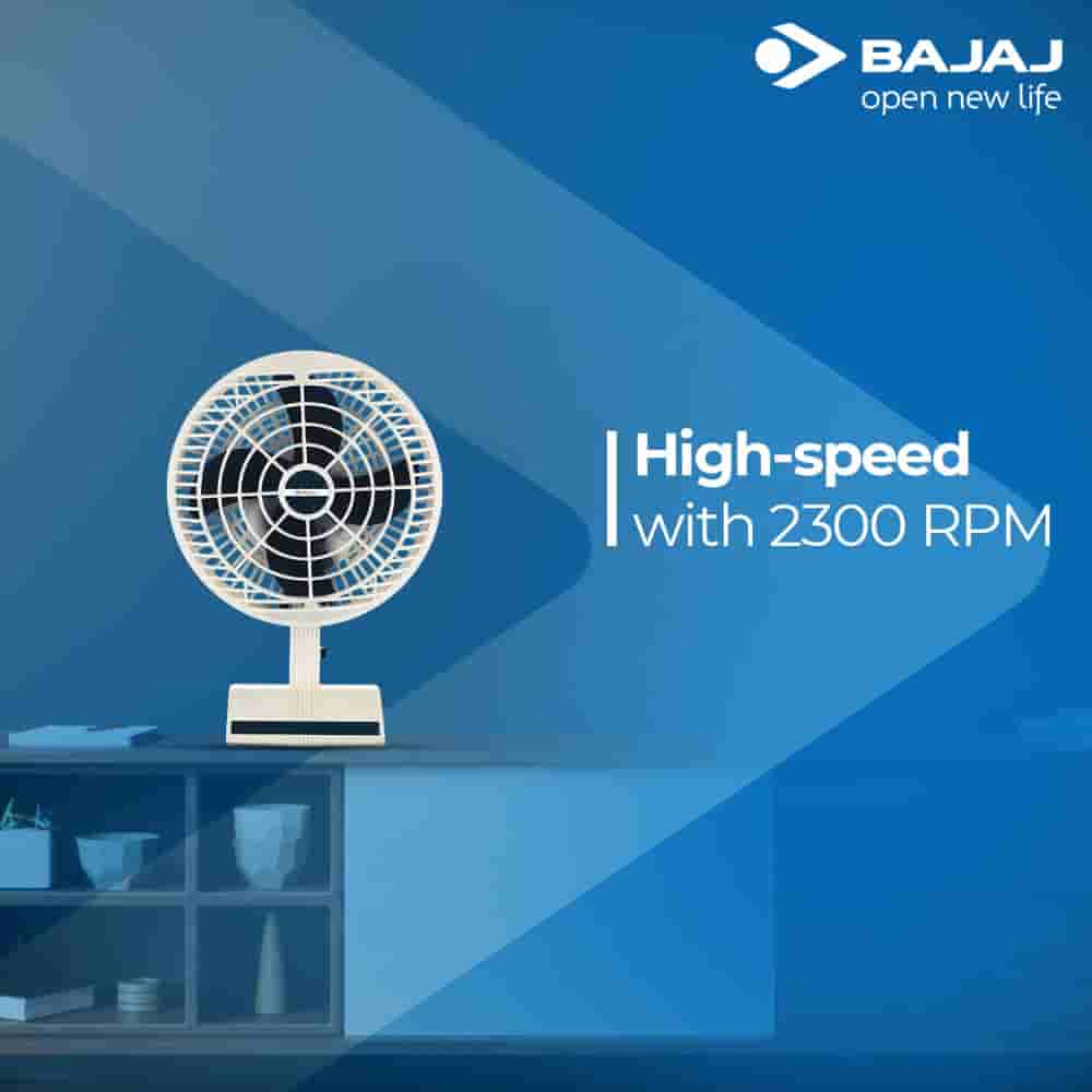 Bajaj 251280 Ultima Neo PT-01 200 mm Table Fan