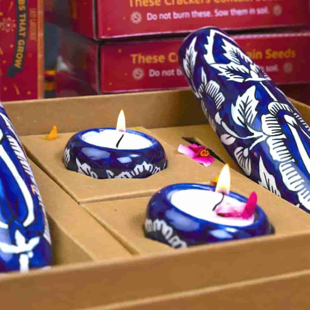 Lazy Gardener Diwali Good Gift Box Indigo