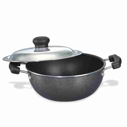 Prestige 30728 Omega Plus Flat Base Kadai 270 mm SS Lid