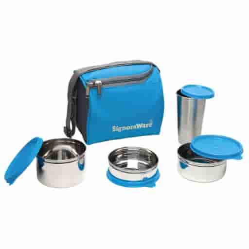 Signoraware Best Lunch Box With Steel Tumbler