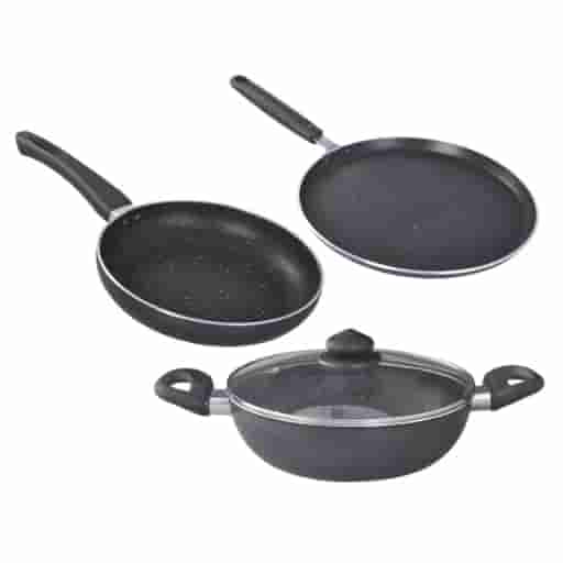Prestige 36316 Omega Deluxe Granite Build Kitchen 3Pc Set