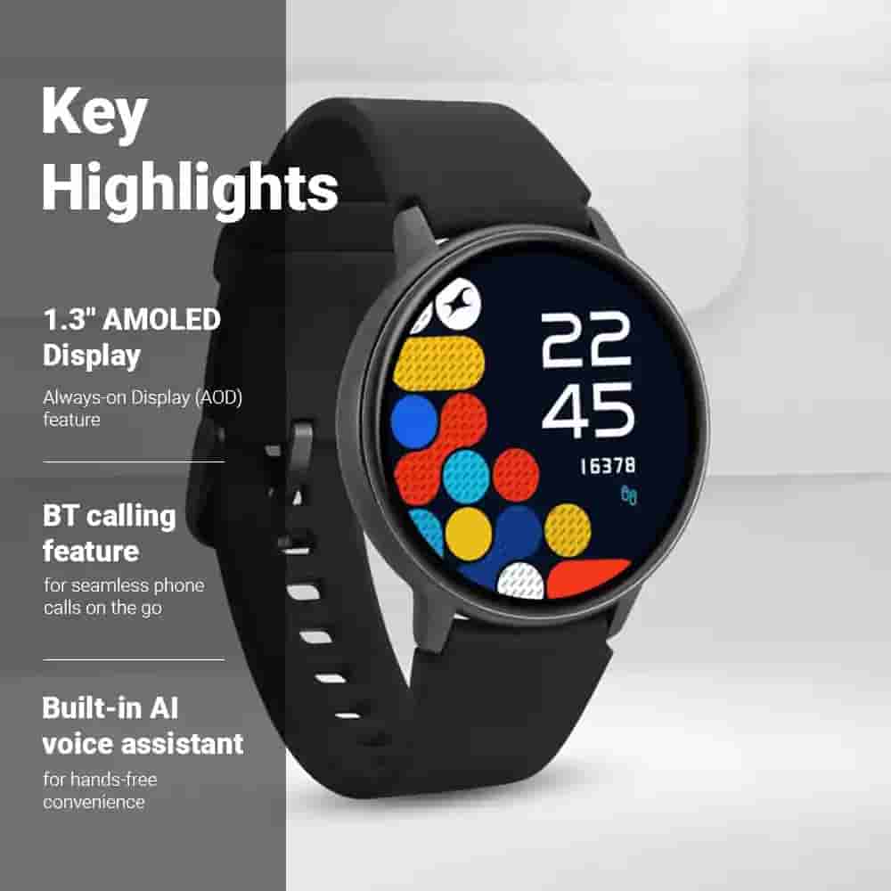 Fastrack Reflex Play Smartwatch Black