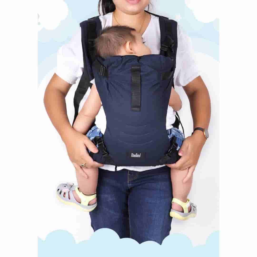 Steelbird 2 In 1 Easy To Wear Baby Carrier - Navy Blue