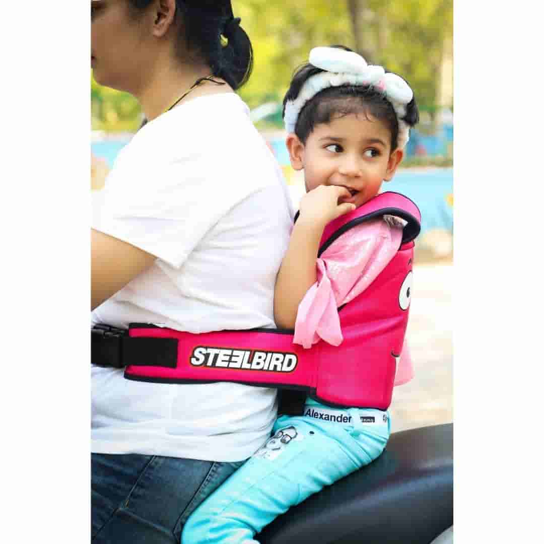 Steelbird Baby Safety Belt- CF- Pink