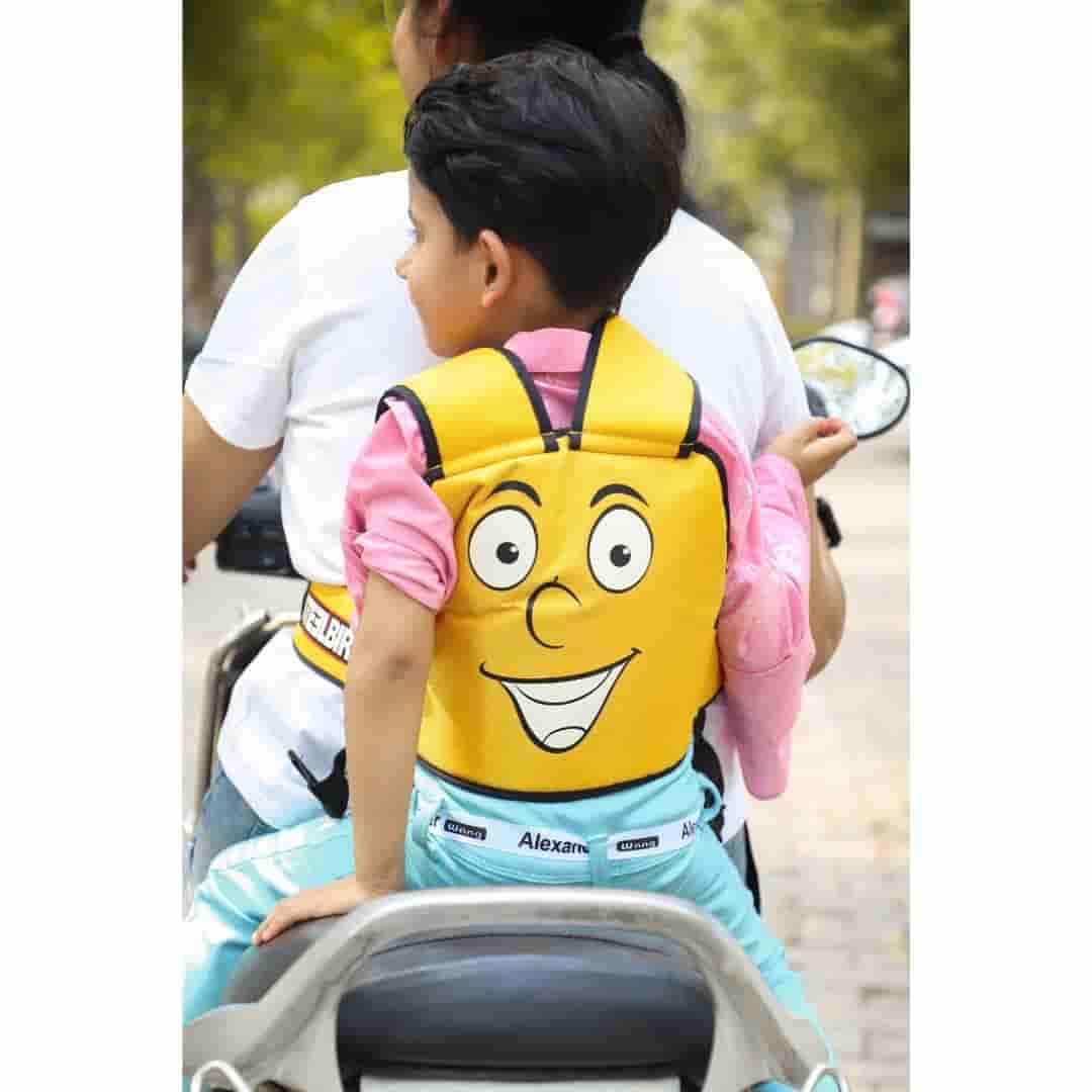 Steelbird Baby Safety Belt- CF- Yellow