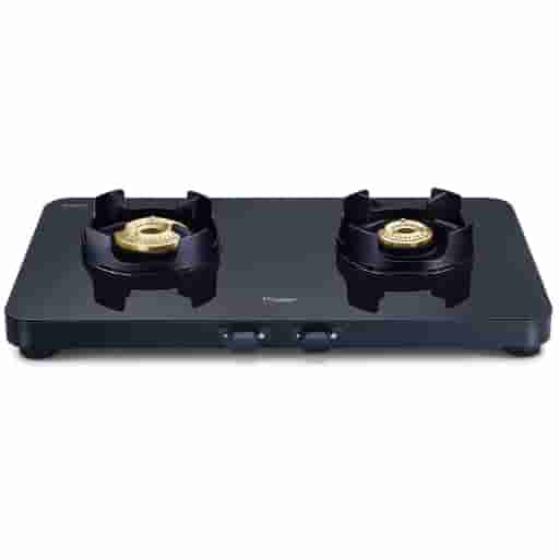 Prestige Edge Glass Manual Gas Stove 2 Burner
