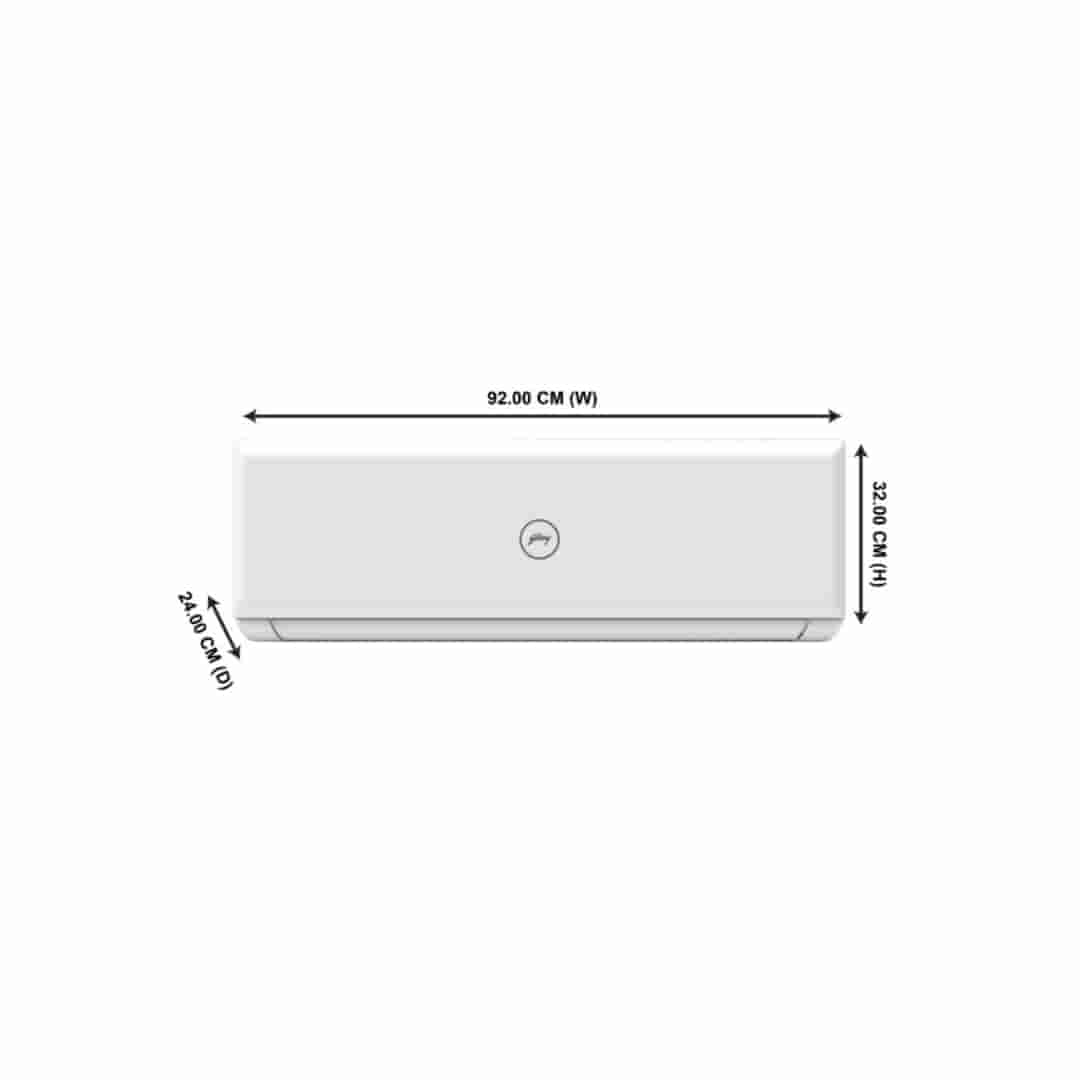 Godrej 1.5 Ton 3 Star, 5-In-1 Convertible, Inverter Split AC ( AC 1.5T DSS 18PI3R32-WWP SPLIT )