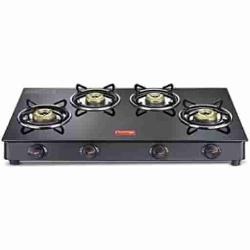 Prestige 40360 Magic GTMc 04 Burner Gas Stove (Black)