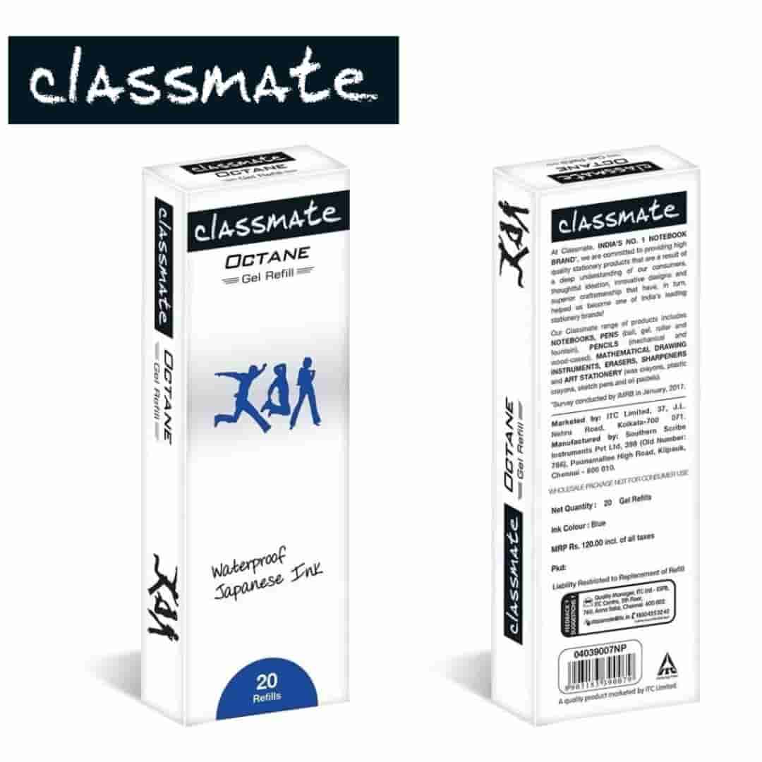 Classmate Octane Gel Pen Refill Black Pack of 10 Ant Mascot