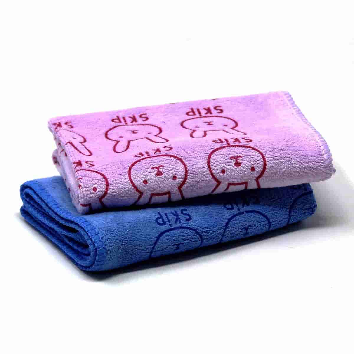 Signoraware Glowmax Designer Microfiber(Pack Of 2)400 GSM 40X30Cm