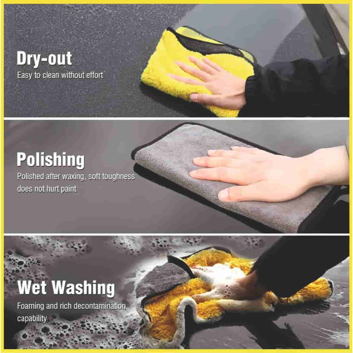 Signoraware Glowmax Double Sided Microfiber 800 GSM 40X40Cm