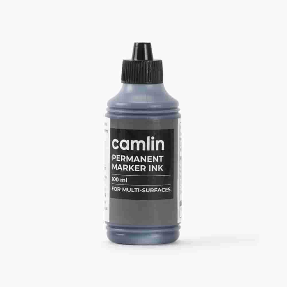 Camlin Permanent Marker Ink Black 100 ml