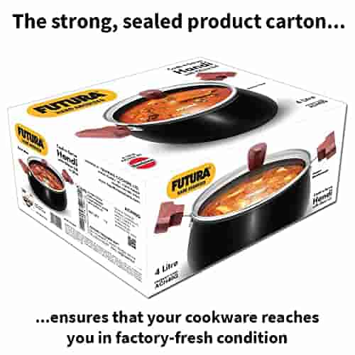 Hawkins ACH40G 4 Ltr Futura Ha Cook-N-Serve Handi With Glass Lid