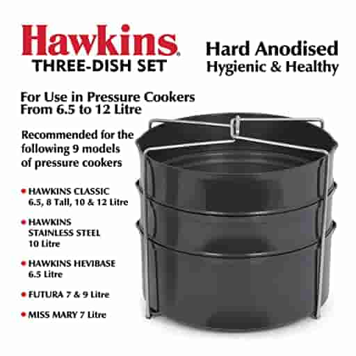 Hawkins ADS65 Hard Anodised Three Dish Set