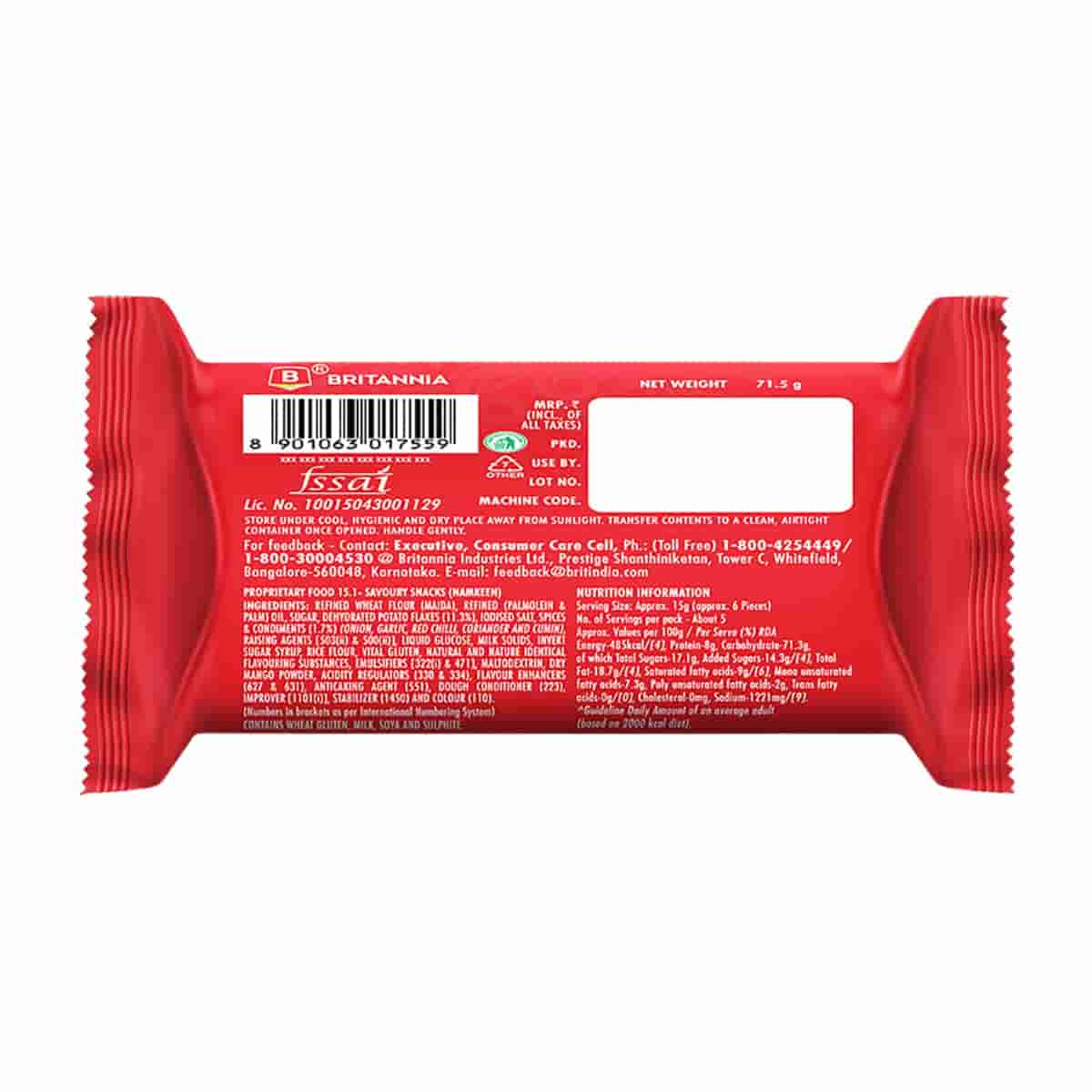 Britannia 50-50 Potazos 71.5G