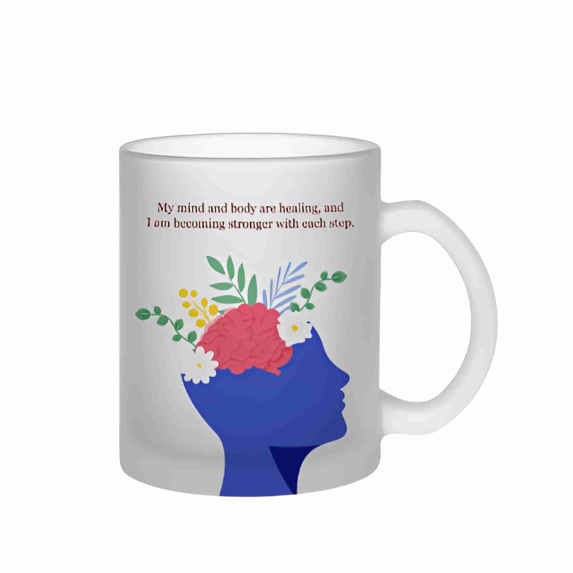 Frosted mugs Celebrate the heart and soul