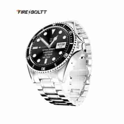 Fire-Boltt Quantum Luxury Stainless Steel Design 1.28" Bluetooth Calling Smartwatch with High Resolution