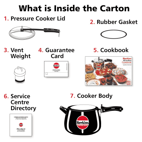 Hawkins Contura HA Pressure Cooker 4 Ltr