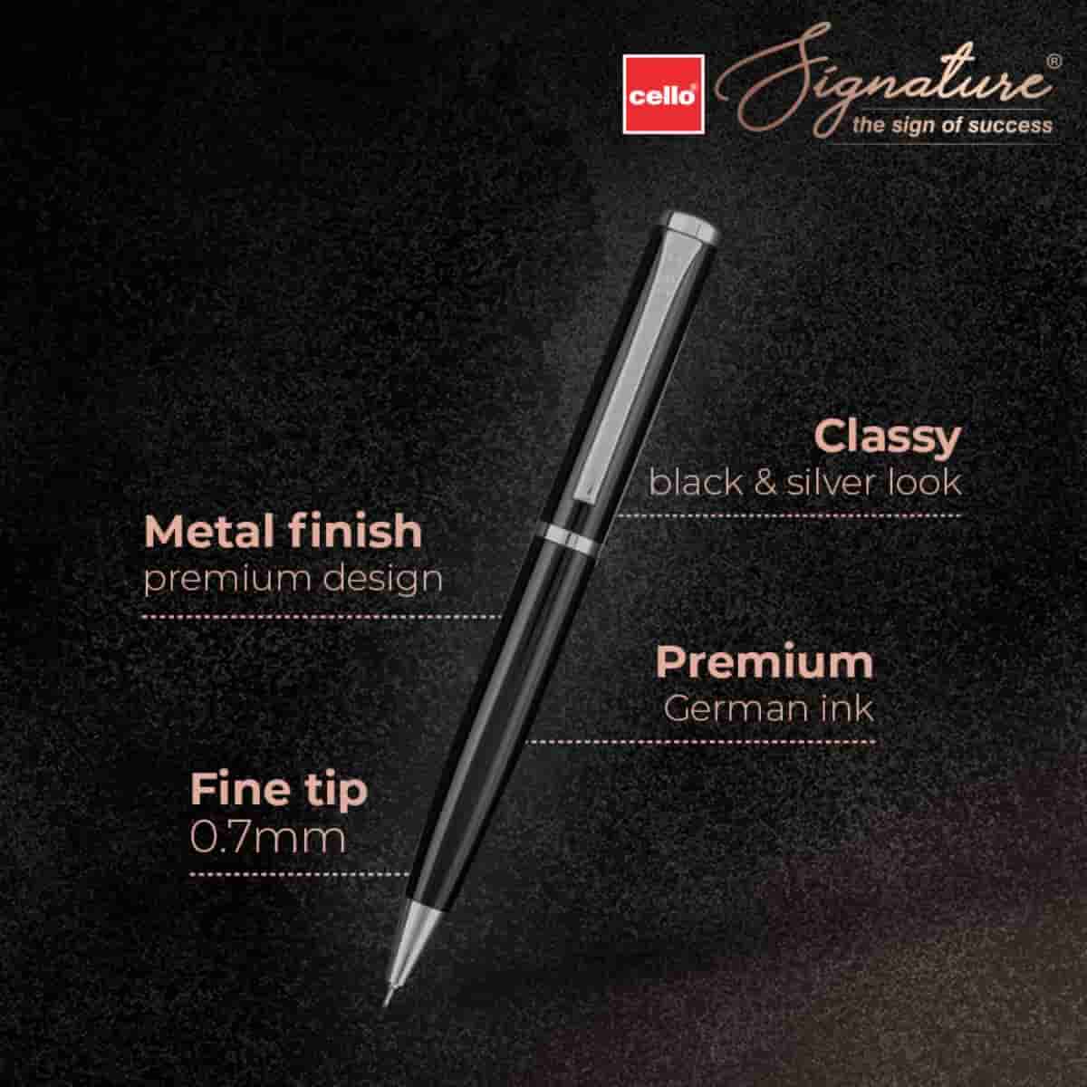 Cello Signature Ethos Ball Pen Blue