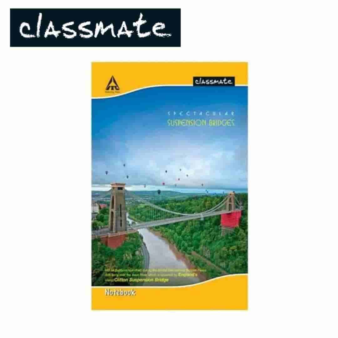 Classmate Soft  Bounded Unruled Long Note Book 172Pg (272X167mm)