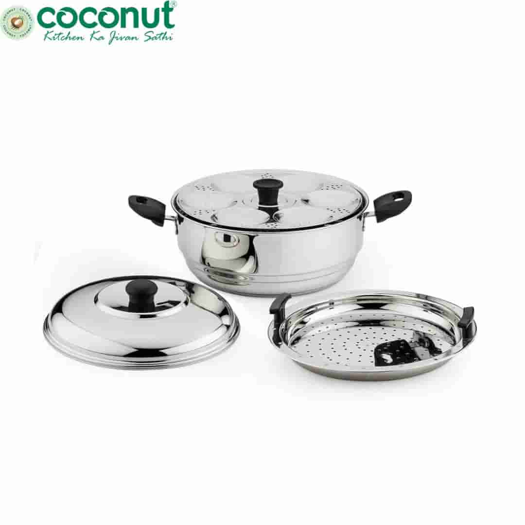 Coconut Versatile Steamer - 20 Idlis|Quick and Easy Steaming