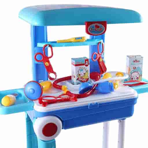 Play Doctor Set For Kids With Trolley Suitcase