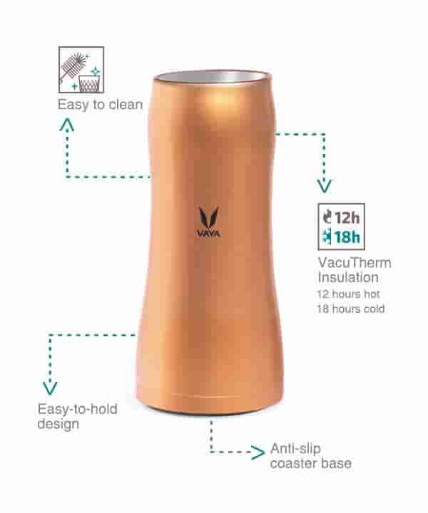 VAYA Thermos Flask D 900 Gulper - Saffron