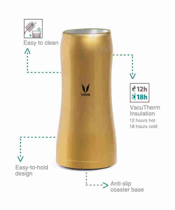 VAYA Thermos Flask D 900 Gulper - Turmeric