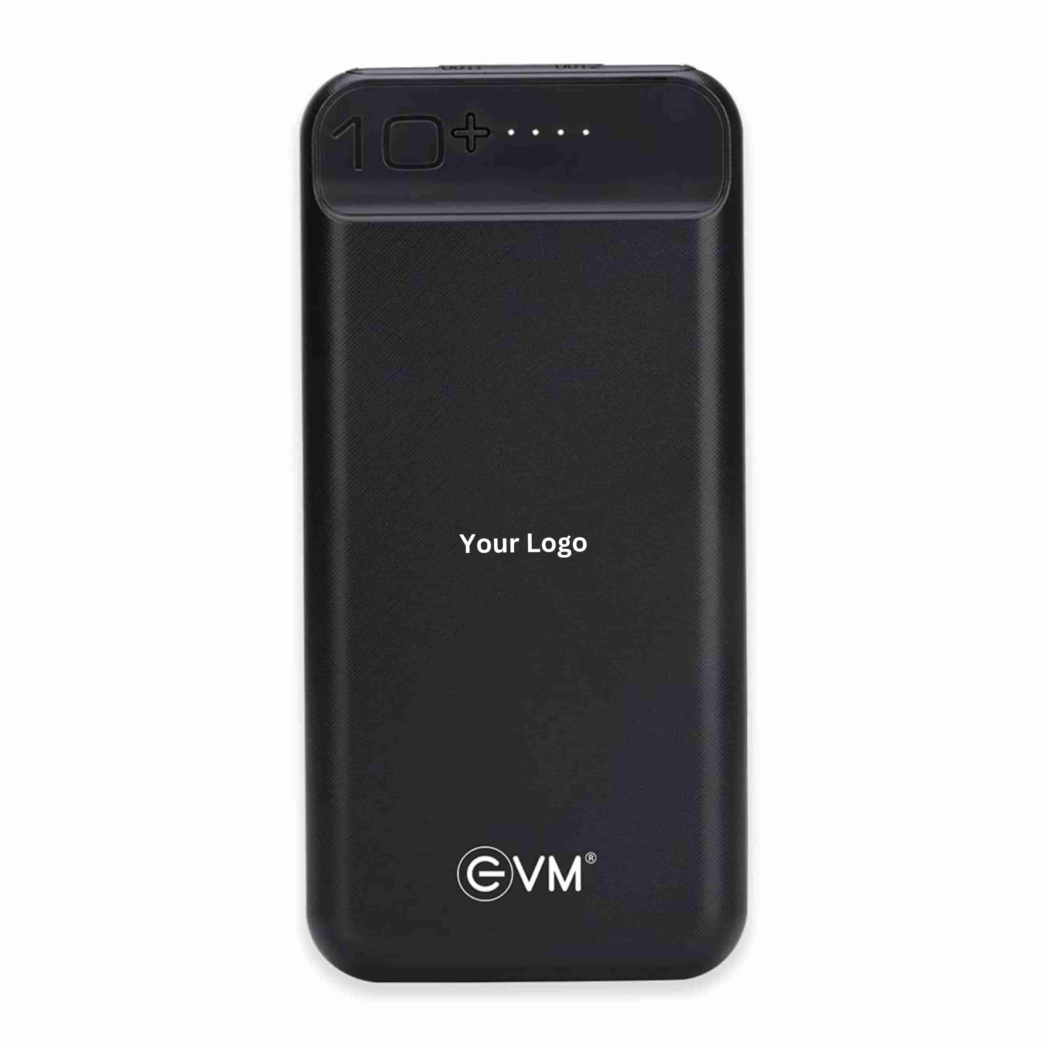 EVM Encharge Power Bank 10000mAh - Compact Power with Dual USB Output Ports