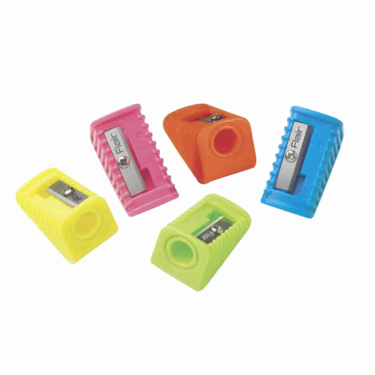 Flair Shell Neon Sharpener Pack Of 20