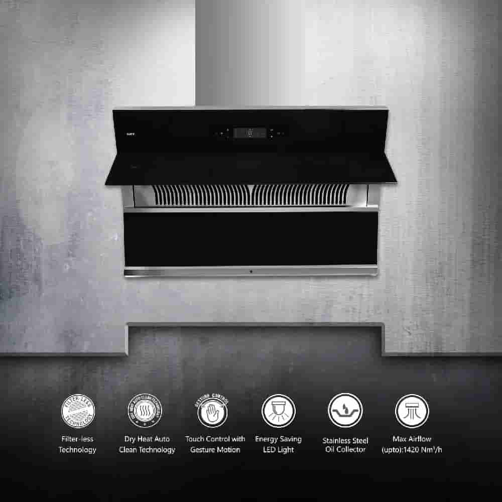 Kaff Falcon DHC 90 Filter-Less Technology Gesture Control Chimney