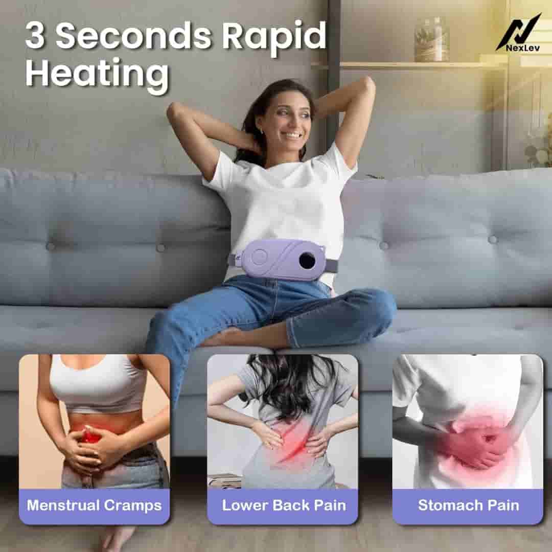 NexLev Cordless Electric Heating Pad CM-02- PR