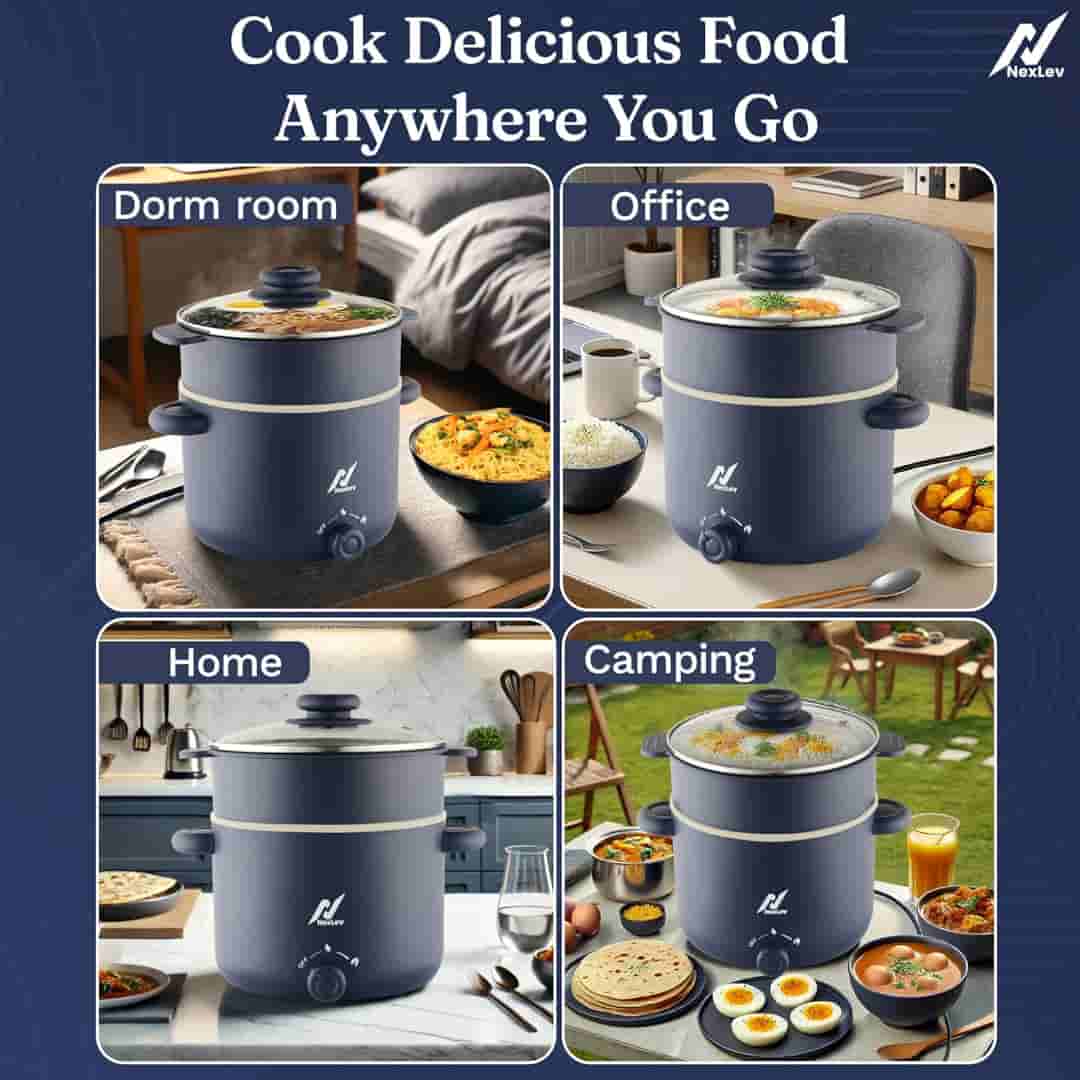Nexlev MultiPurpose Electric Food Kettle KE-02
