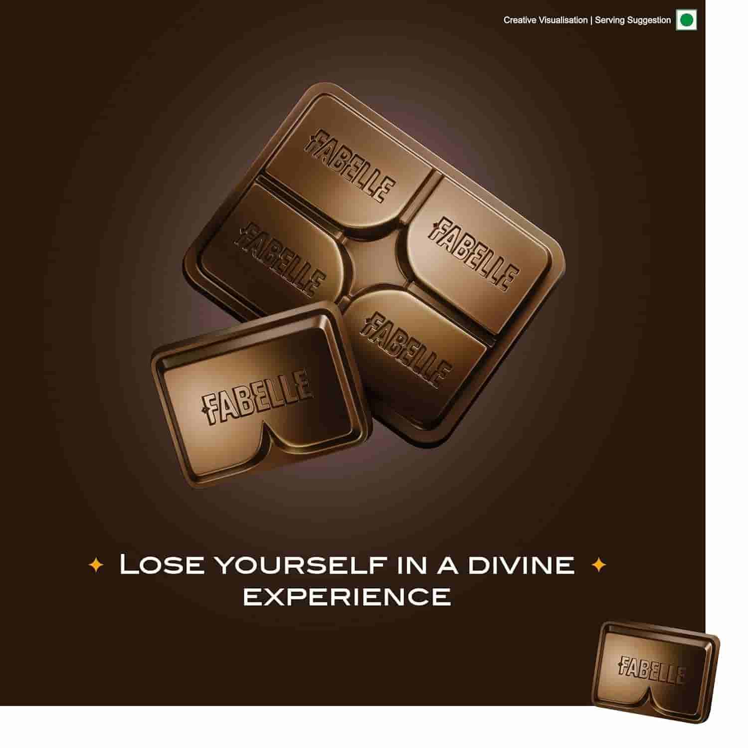 Fabelle Divine Dark 64% With Ghana Cocoa Luxury Dark Chocolate Bar