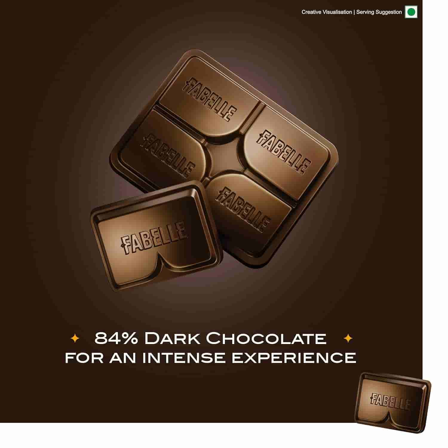 Fabelle Divine Dark 84% With Ghana Cocoa Luxury Dark Chocolate Bar