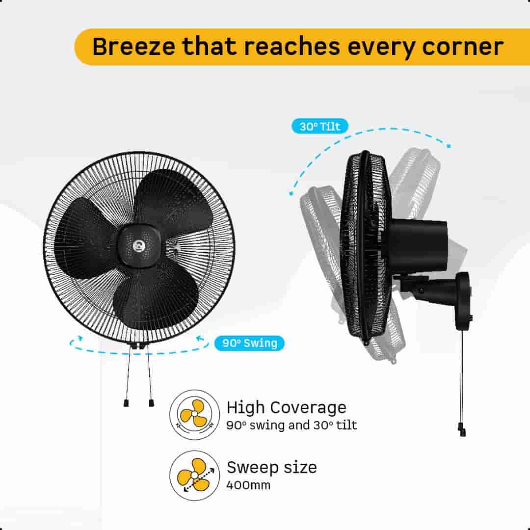 Atomberg Renesa WM 0.4M Midnight black