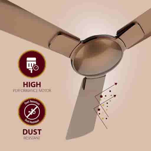 Havells 1200 mm Enticer Bronze Cola Chrome Ceiling Fan