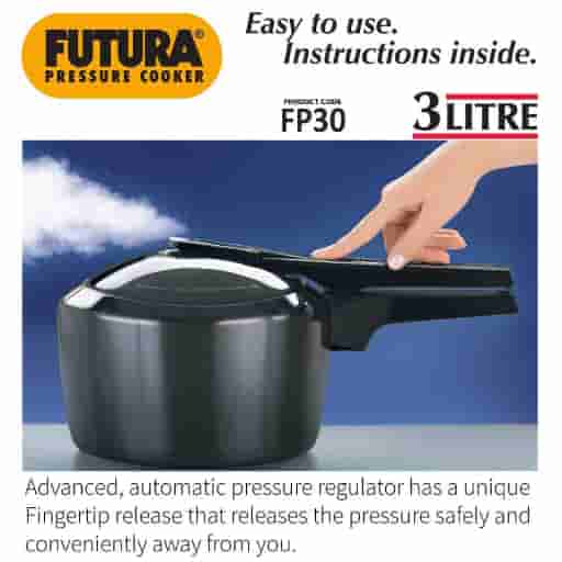 Hawkins Futura Hard Anodised 3L Pressure Cooker